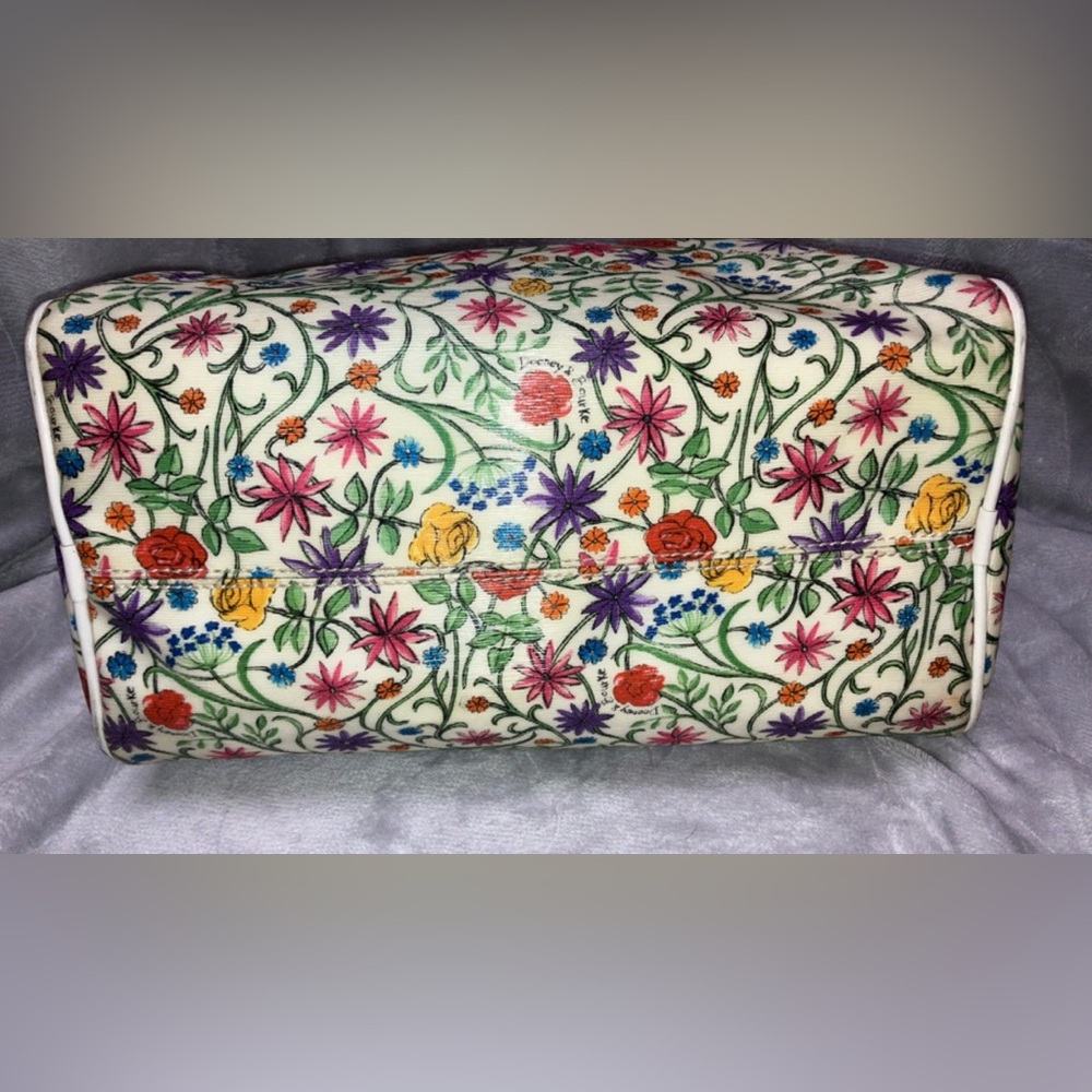 Dooney & Bourke White Floral Satchel - Picture 3 of 6
